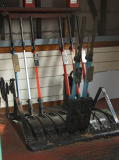 A look inside the signal box at Queanbeyan station.
