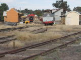 Looking east along the yard towards Crago street.